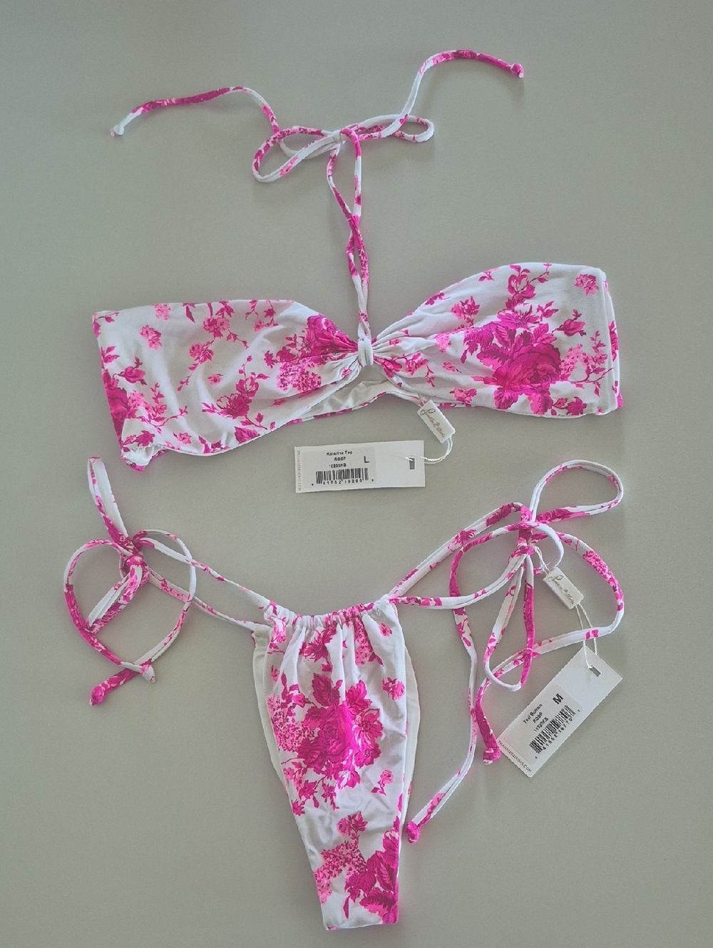NWT Frankies Bikinis Set (Skimpy)- Katarina Top (L) + Tavi Bottom (M)